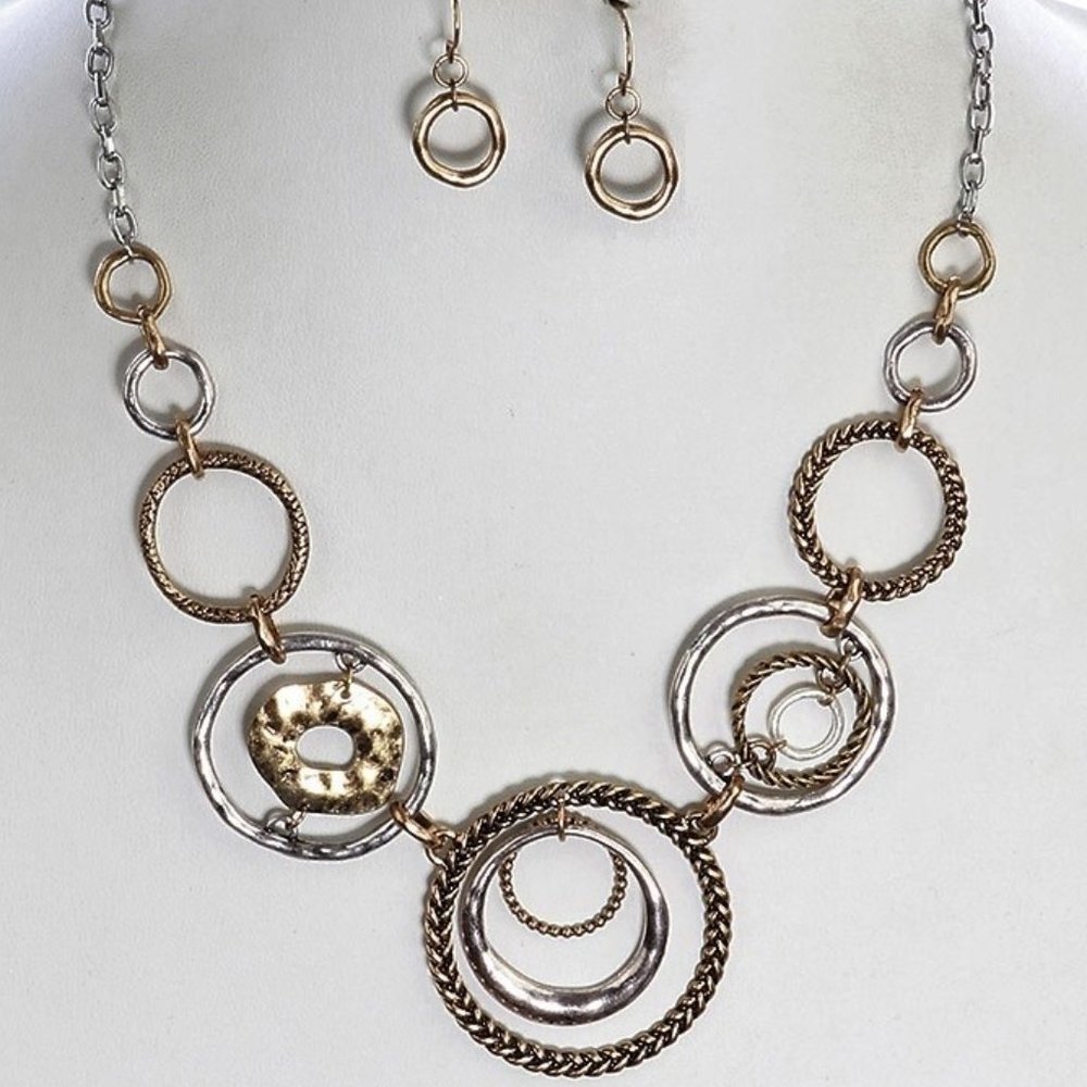 $14 METAL CASTING HAMMERED SET